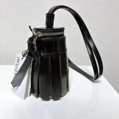 JW Anderson トートバッグ レザー ゴールドチェーン 黒 A4◎ - メルカリ