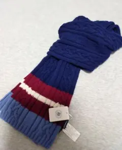 新品 J.PRESS ケーブル編み ミニマフラー ウール90％・カシミヤ10％のサムネイル