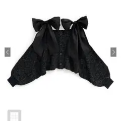 ショルダーリボンオフショルラメニットカーディガン gn334 GRL 新品未開封