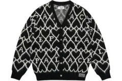 PALACE HEART KNIT BLACK M カーディガン　パレス 2026年最新】Palace Skateboards メンズ カーディガンの人気アイテム