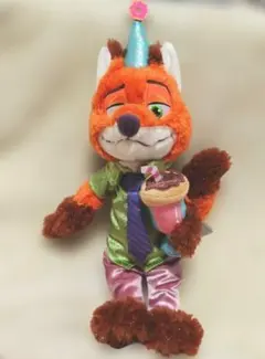 ニック・ワイルド ぬいぐるみ 10周年　ズートピア　ディズニー