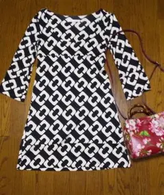 ダイアンフォンファステンバーグ❤️チェーンリンク ワンピース❤️サイズ0