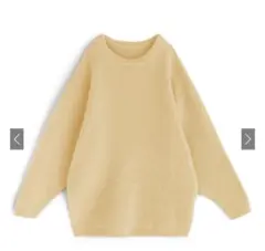 モヘヤタッチオーバーニットトップス