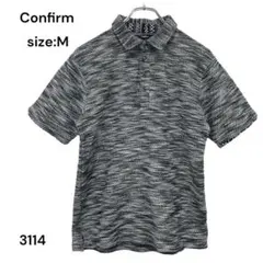 Confirm コンファーム　シャツ　ポロシャツ　トップス　半袖　Ｍ　おしゃれのサムネイル