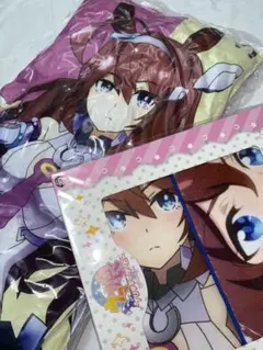 ウマ娘 ミホノブルボン ロングクッション マフラータオル