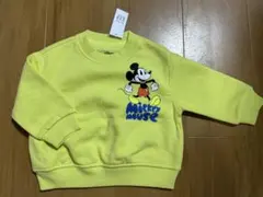 【新品未使用】baby GAP ミッキーマウス トレーナー 6-12ヶ月 70