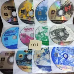 PS2ソフト12本セット【ディスクのみ被りなし】まとめ売り 【1613】