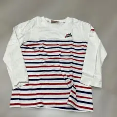 miki HOUSE ストライプ 長袖カットソー 100