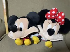 【ディズニー公式】　ミッキー ミニー　体つき　ファンキャップ ミキミニ