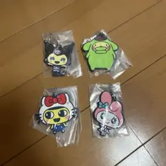 たまごっち×サンリオ ラバーキーホルダー4個セット