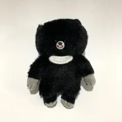 顔がギュッとしたくまのぬいぐるみ