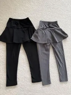 フリル付きレギンス 2色セット