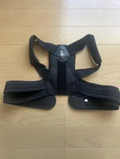 猫背矯正ベルト 黒 男女兼用　一度のみ使用