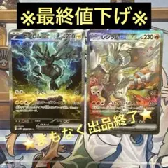 ポケモンカード ゼクロムex SAR、レシラムex SAR