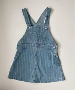 SLAP SLIP ストライプデニムジャンバースカート 110cm