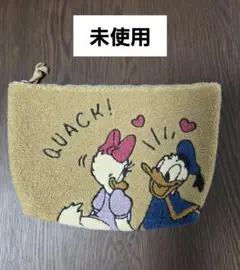 (未使用) ディズニー／サガラビッグポーチ ドナルド＆デイジー