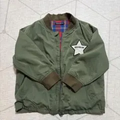 オリーブグリーン ジャケット 星型ワッペン