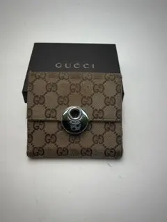 GUCCI 구찌 GG 캔버스 접이식 지갑