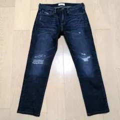 GAP 1969 SLIM デニム パンツ 31×30 ダメージ加工 リペア