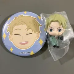 スパイファミリー　ロイドさん　2点セット★缶バッジ　ケーブルバイト