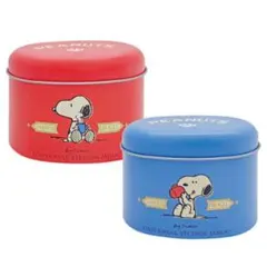 お値下げ‼️PEANUTS スヌーピー 空き缶 小物入れ 2セットのサムネイル