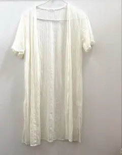 COLZA アイボリー レースカーディガン Mサイズのサムネイル