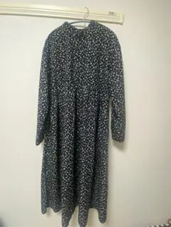 2way小花柄ギャザーシャツワンピースGreenParks/フリーサイズ