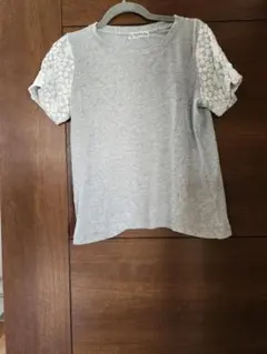 BEAMS HEART レース切替 半袖Tシャツ グレーのサムネイル