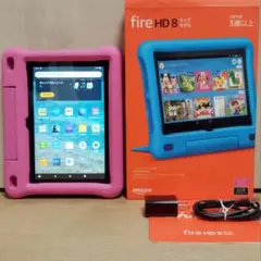 美品 Fire HD 8 キッズモデル ピンク 第10世代(2020) 32GBのサムネイル