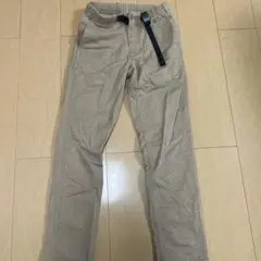 GRAMICCCIベージュ スリムフィットパンツ ウエスト調整可能