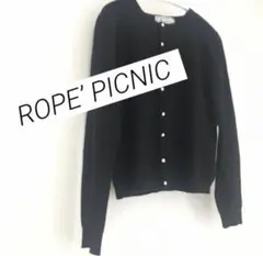 ROPE’ PICNIC カーディガン　ブラック　レディース　ニット