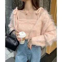 NICE CLAUP ナイスクラップ マシュマロカーデ カーディガン ニット