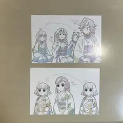 鬼滅の刃　ufotable 原画ポストカード　刀鍛冶の里　絆の奇跡　柱合会議