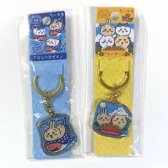 ちいかわ うさぎ ご当地ダイカットキーホルダー 沖縄 シーサー ジンベエザメ