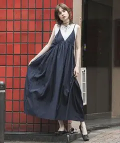 forksy. マキシ丈キャミワンピース