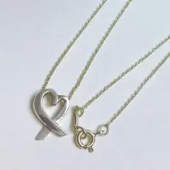 ティファニー　ラビングハート　ネックレス　925