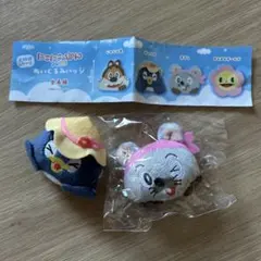 にこにこぷん ぬいぐるみバッチ 2種セット ぴっころぽろり