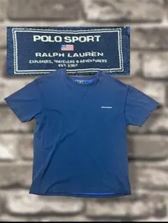 POLO SPORT ポロスポーツ 90s ヴィンテージ Tシャツ ネイビー