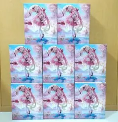 桜ミク AMP+ フィギュア～桜ドレスver.～ 8個セット