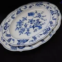 Blue Danube オーバルプレート 2枚セットのサムネイル