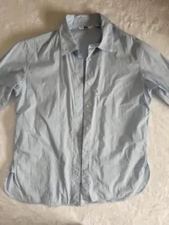 UNIQLO ライトブルー 長袖シャツ M