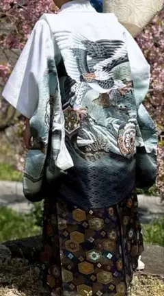 七五三 男の子 着物 羽織 袴セット 鷹 富士山 - メルカリ