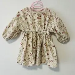 花柄ワンピース　80cm
