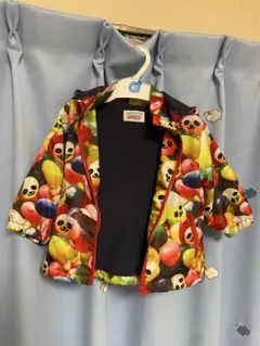 カラフルパンダ柄パーカー 80cm