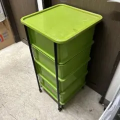 ◇タッパーウェア デイリーストッカー パープル 3個セットキャスター付