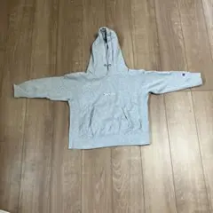 Champion グレー フード付きパーカー