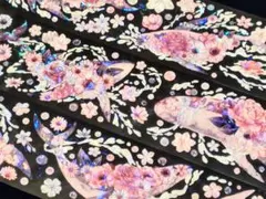 切売 1703★ 海外 マスキングテープ マステ PET 装飾 花 鯨 贝壳光