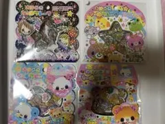 KAMIO JAPAN キャラクターシール 4パックセット