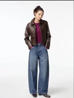 UNIQLO バギーカーブジーンズ 23