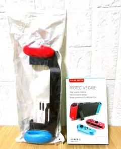 Nintendo Switch プロテクティブケース＆ハンドグリップセット